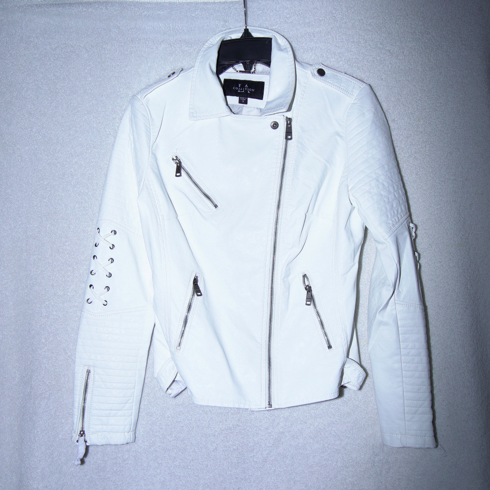 Faux Leather Moto Jacket